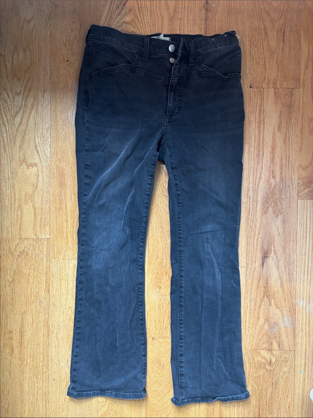 Madewell Black Stretch Bootcut Jeans Size 29
